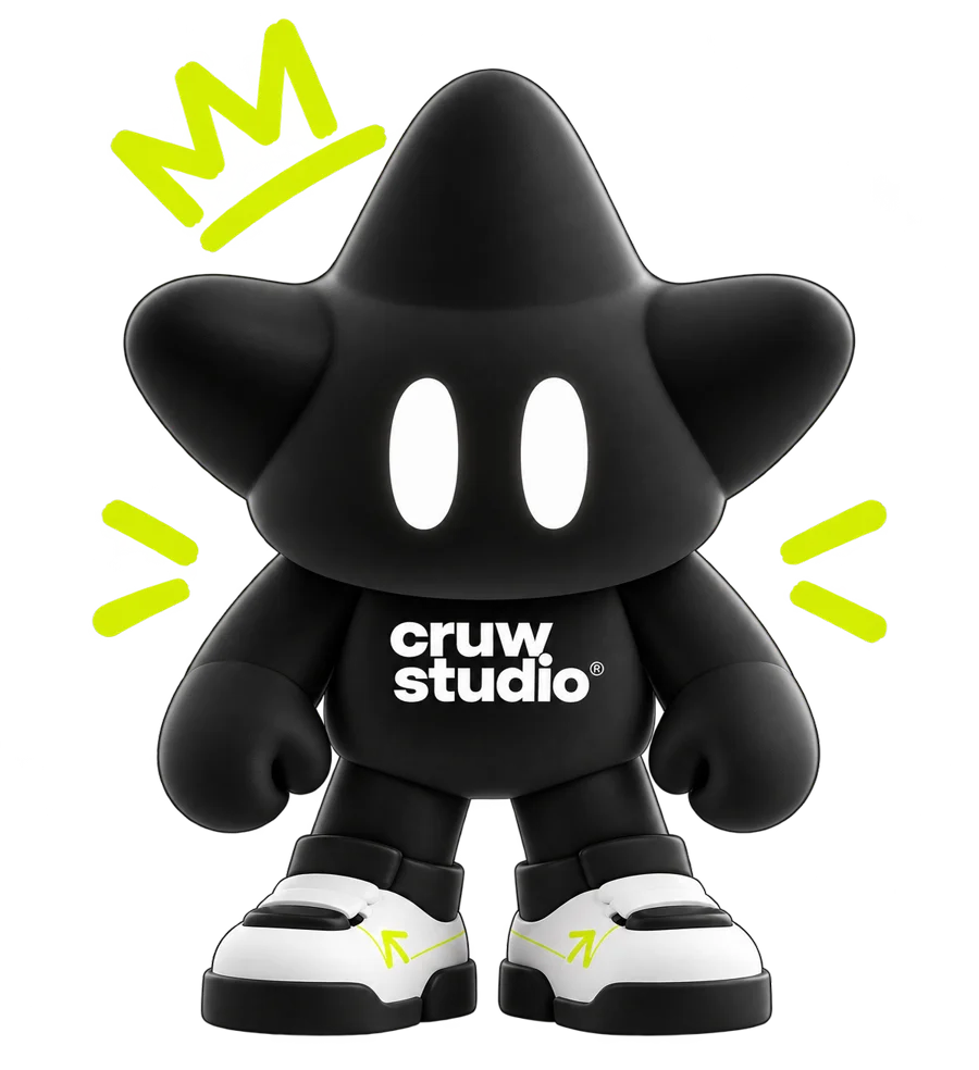 Mascota estrella de Cruw Studio